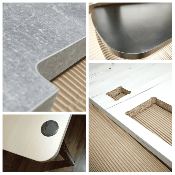 СТОЛЕШНИЦА 2000х800х25 ММ ДЛЯ ПИСЬМЕННОГО СТОЛА ФИГУРНАЯ (СО СКРУГЛЁННЫМИ УГЛАМИ) 4