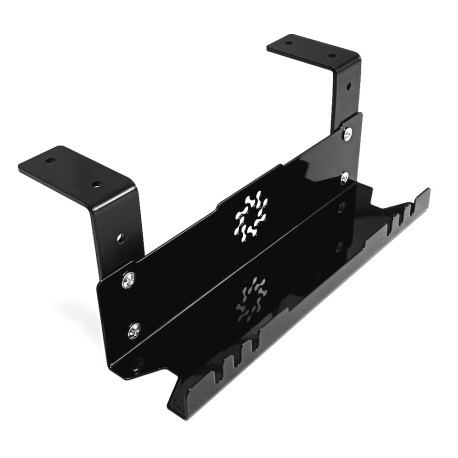 КАБЕЛЬ-КАНАЛ КМ-250-2Ч НА КРОНШТЕЙНАХ ДЛЯ РОЗЕТОЧНЫХ БЛОКОВ И МОБИЛЬНЫХ УСТРОЙСТВ ЧЁРНЫЙ 1