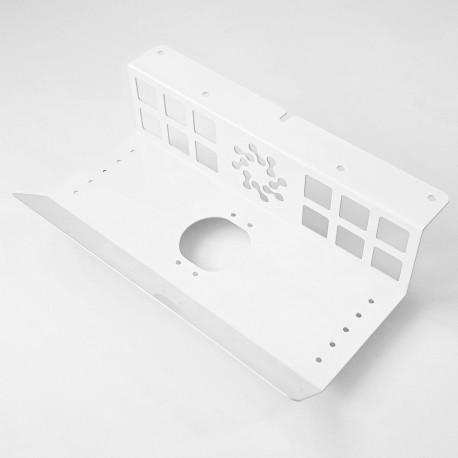 КАБЕЛЬ-КАНАЛ KM-350Б ГОРИЗОНТАЛЬНЫЙ ПОЛУЗАКРЫТЫЙ БЕЛЫЙ 1