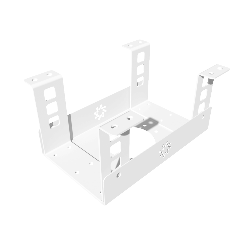 КАБЕЛЬ-КАНАЛ МОДУЛЬНОЙ СИСТЕМЫ КМП-200-2Б БЕЛЫЙ МЕТАЛЛИЧЕСКИЙ 1