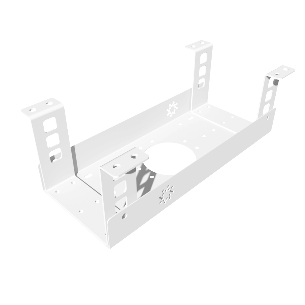 КАБЕЛЬ-КАНАЛ МОДУЛЬНОЙ СИСТЕМЫ КМП-300-2Б БЕЛЫЙ МЕТАЛЛИЧЕСКИЙ 1