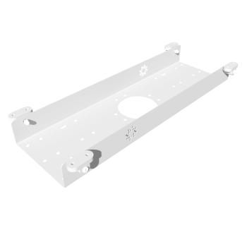 КАБЕЛЬ-КАНАЛ МОДУЛЬНОЙ СИСТЕМЫ КМП-400-1Б БЕЛЫЙ МЕТАЛЛИЧЕСКИЙ 1