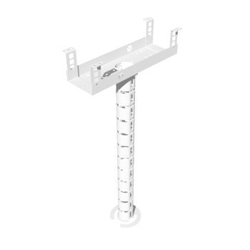 КАБЕЛЬ-КАНАЛ МОДУЛЬНОЙ СИСТЕМЫ КМП-400-2Б БЕЛЫЙ МЕТАЛЛИЧЕСКИЙ 2