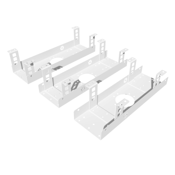 КАБЕЛЬ-КАНАЛ МОДУЛЬНОЙ СИСТЕМЫ КМП-400-2Б БЕЛЫЙ МЕТАЛЛИЧЕСКИЙ 4