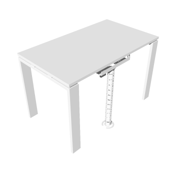 КАБЕЛЬ-КАНАЛ МОДУЛЬНОЙ СИСТЕМЫ КМП-400-2Б БЕЛЫЙ МЕТАЛЛИЧЕСКИЙ 3