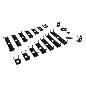 КАБЕЛЬ-КАНАЛ МОДУЛЬНОЙ СИСТЕМЫ КМП-200-1С СЕРЫЙ МЕТАЛЛИЧЕСКИЙ 3