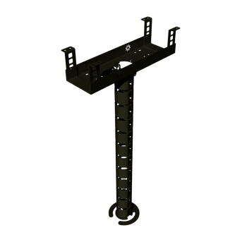 КАБЕЛЬ-КАНАЛ МОДУЛЬНОЙ СИСТЕМЫ КМП-400-2Ч ЧЁРНЫЙ МЕТАЛЛИЧЕСКИЙ 2