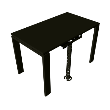 КАБЕЛЬ-КАНАЛ МОДУЛЬНОЙ СИСТЕМЫ КМП-400-2Ч ЧЁРНЫЙ МЕТАЛЛИЧЕСКИЙ 3