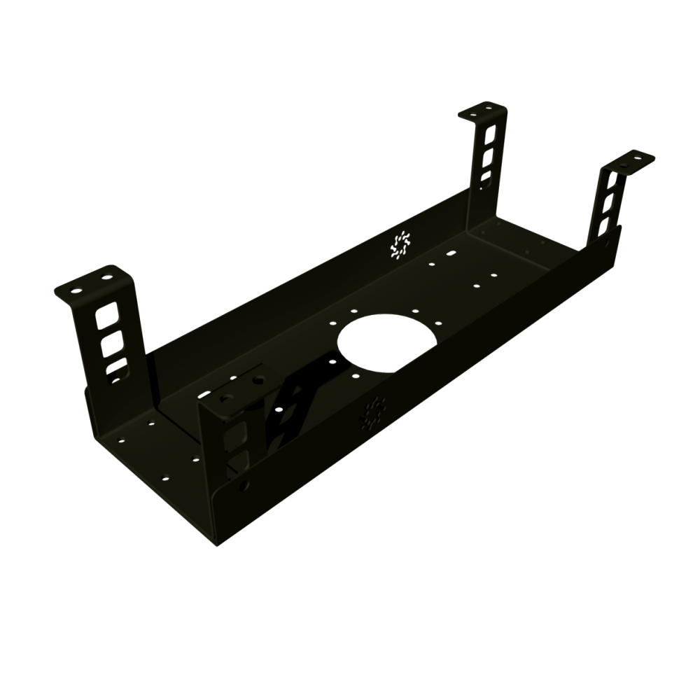 КАБЕЛЬ-КАНАЛ МОДУЛЬНОЙ СИСТЕМЫ КМП-400-2Ч ЧЁРНЫЙ МЕТАЛЛИЧЕСКИЙ 1