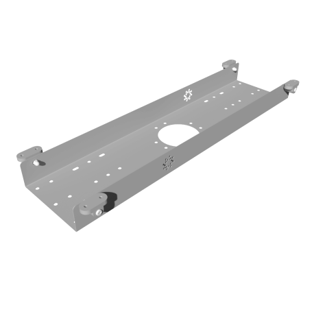 КАБЕЛЬ-КАНАЛ 500 ММ МОДУЛЬНОЙ СИСТЕМЫ КМП-500-1С СЕРЫЙ МЕТАЛЛИЧЕСКИЙ 1