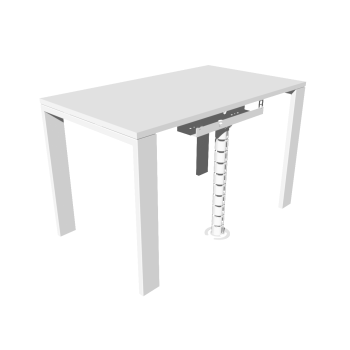 КАБЕЛЬ-КАНАЛ 500 ММ МОДУЛЬНОЙ СИСТЕМЫ КМП-500-2Б БЕЛЫЙ МЕТАЛЛИЧЕСКИЙ 4