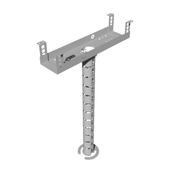 КАБЕЛЬ-КАНАЛ 500 ММ МОДУЛЬНОЙ СИСТЕМЫ КМП-500-2С СЕРЫЙ МЕТАЛЛИЧЕСКИЙ 2