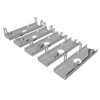 КАБЕЛЬ-КАНАЛ 500 ММ МОДУЛЬНОЙ СИСТЕМЫ КМП-500-2С СЕРЫЙ МЕТАЛЛИЧЕСКИЙ 5
