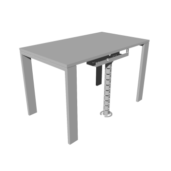 КАБЕЛЬ-КАНАЛ 500 ММ МОДУЛЬНОЙ СИСТЕМЫ КМП-500-2С СЕРЫЙ МЕТАЛЛИЧЕСКИЙ 4