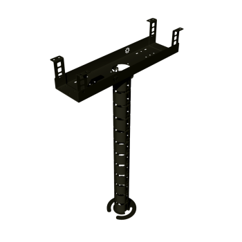 КАБЕЛЬ-КАНАЛ 500 ММ МОДУЛЬНОЙ СИСТЕМЫ КМП-500-2Ч ЧЁРНЫЙ МЕТАЛЛИЧЕСКИЙ 2