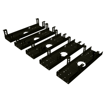 КАБЕЛЬ-КАНАЛ 500 ММ МОДУЛЬНОЙ СИСТЕМЫ КМП-500-2Ч ЧЁРНЫЙ МЕТАЛЛИЧЕСКИЙ 5