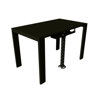 КАБЕЛЬ-КАНАЛ 500 ММ МОДУЛЬНОЙ СИСТЕМЫ КМП-500-2Ч ЧЁРНЫЙ МЕТАЛЛИЧЕСКИЙ 4