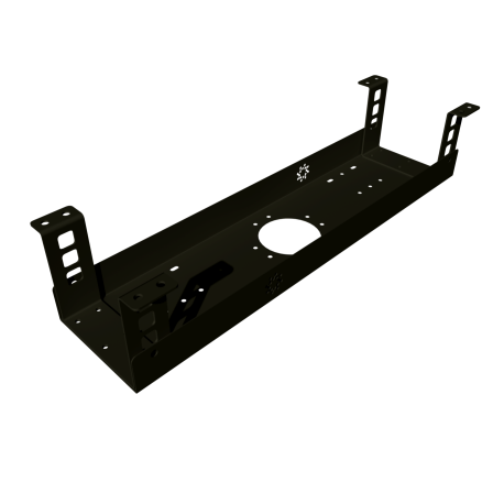 КАБЕЛЬ-КАНАЛ 500 ММ МОДУЛЬНОЙ СИСТЕМЫ КМП-500-2Ч ЧЁРНЫЙ МЕТАЛЛИЧЕСКИЙ 1