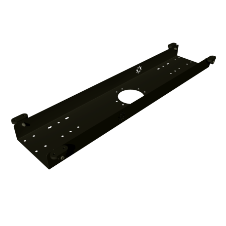 КАБЕЛЬ-КАНАЛ 600 ММ МОДУЛЬНОЙ СИСТЕМЫ КМП-600-1Ч ЧЁРНЫЙ МЕТАЛЛИЧЕСКИЙ 1