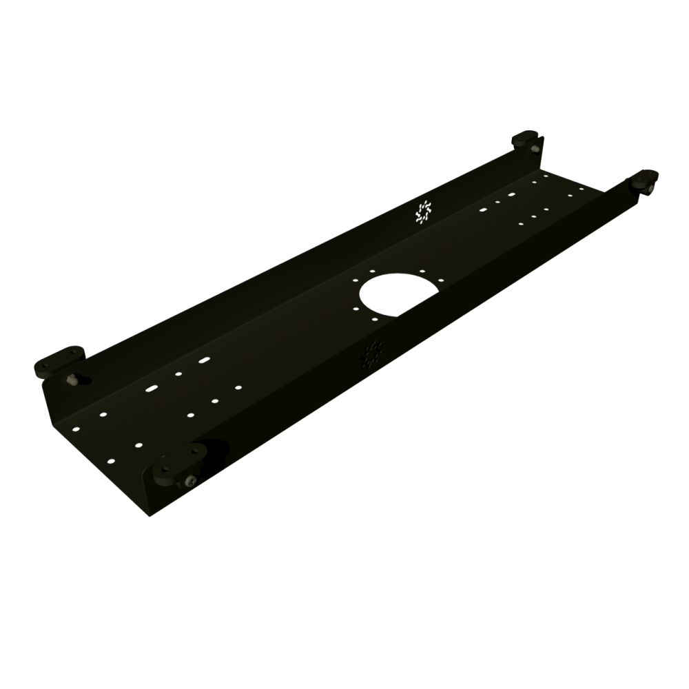 КАБЕЛЬ-КАНАЛ 600 ММ МОДУЛЬНОЙ СИСТЕМЫ КМП-600-1Ч ЧЁРНЫЙ МЕТАЛЛИЧЕСКИЙ 1