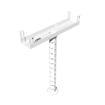 КАБЕЛЬ-КАНАЛ 600 ММ МОДУЛЬНОЙ СИСТЕМЫ КМП-600-2Б БЕЛЫЙ МЕТАЛЛИЧЕСКИЙ 2
