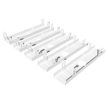 КАБЕЛЬ-КАНАЛ 600 ММ МОДУЛЬНОЙ СИСТЕМЫ КМП-600-2Б БЕЛЫЙ МЕТАЛЛИЧЕСКИЙ 5