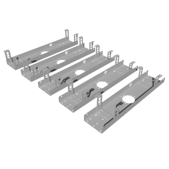 КАБЕЛЬ-КАНАЛ 600 ММ МОДУЛЬНОЙ СИСТЕМЫ КМП-600-2С СЕРЫЙ МЕТАЛЛИЧЕСКИЙ 5