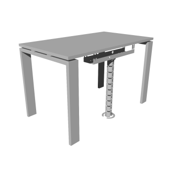 КАБЕЛЬ-КАНАЛ 600 ММ МОДУЛЬНОЙ СИСТЕМЫ КМП-600-2С СЕРЫЙ МЕТАЛЛИЧЕСКИЙ 4