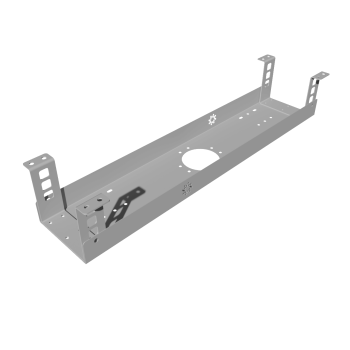 КАБЕЛЬ-КАНАЛ 600 ММ МОДУЛЬНОЙ СИСТЕМЫ КМП-600-2С СЕРЫЙ МЕТАЛЛИЧЕСКИЙ 1