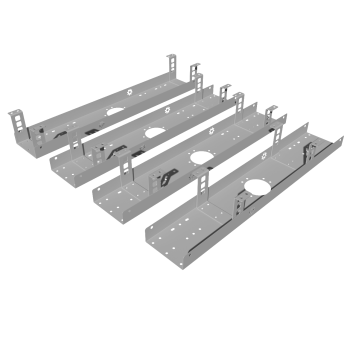 КАБЕЛЬ-КАНАЛ 700 ММ МОДУЛЬНОЙ СИСТЕМЫ КМП-700-2С СЕРЫЙ МЕТАЛЛИЧЕСКИЙ 6