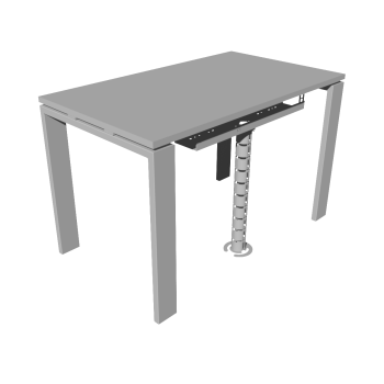 КАБЕЛЬ-КАНАЛ 700 ММ МОДУЛЬНОЙ СИСТЕМЫ КМП-700-2С СЕРЫЙ МЕТАЛЛИЧЕСКИЙ 5