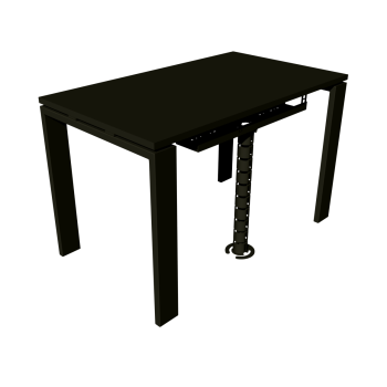 КАБЕЛЬ-КАНАЛ 700 ММ МОДУЛЬНОЙ СИСТЕМЫ КМП-700-2Ч ЧЁРНЫЙ МЕТАЛЛИЧЕСКИЙ 5