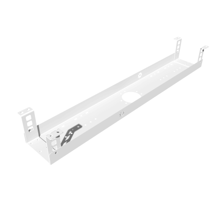 КАБЕЛЬ-КАНАЛ 800 ММ МОДУЛЬНОЙ СИСТЕМЫ КМП-800-2Б БЕЛЫЙ МЕТАЛЛИЧЕСКИЙ 1