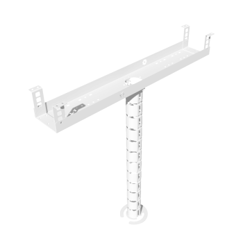 КАБЕЛЬ-КАНАЛ 800 ММ МОДУЛЬНОЙ СИСТЕМЫ КМП-800-2Б БЕЛЫЙ МЕТАЛЛИЧЕСКИЙ 2