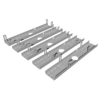 КАБЕЛЬ-КАНАЛ 800 ММ МОДУЛЬНОЙ СИСТЕМЫ КМП-800-2С СЕРЫЙ МЕТАЛЛИЧЕСКИЙ 6