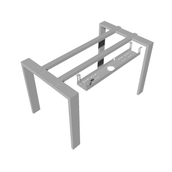 КАБЕЛЬ-КАНАЛ 800 ММ МОДУЛЬНОЙ СИСТЕМЫ КМП-800-2С СЕРЫЙ МЕТАЛЛИЧЕСКИЙ 4