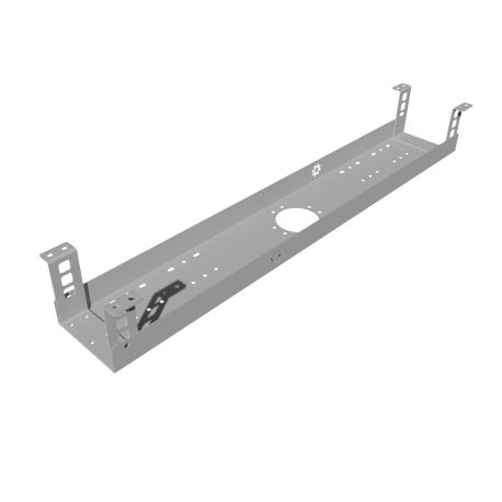 КАБЕЛЬ-КАНАЛ 800 ММ МОДУЛЬНОЙ СИСТЕМЫ КМП-800-2С СЕРЫЙ МЕТАЛЛИЧЕСКИЙ 1