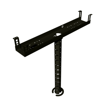 КАБЕЛЬ-КАНАЛ 800 ММ МОДУЛЬНОЙ СИСТЕМЫ КМП-800-2Ч ЧЁРНЫЙ МЕТАЛЛИЧЕСКИЙ 2