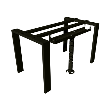 КАБЕЛЬ-КАНАЛ 800 ММ МОДУЛЬНОЙ СИСТЕМЫ КМП-800-2Ч ЧЁРНЫЙ МЕТАЛЛИЧЕСКИЙ 3