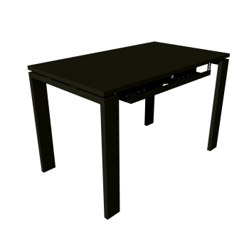 КАБЕЛЬ-КАНАЛ 800 ММ МОДУЛЬНОЙ СИСТЕМЫ КМП-800-2Ч ЧЁРНЫЙ МЕТАЛЛИЧЕСКИЙ 5