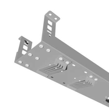 КРОНШТЕЙНЫ КМ-4С (КМП) СЕРЫЕ ДЛЯ МОДУЛЬНОЙ СИСТЕМЫ КМП 2