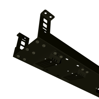 КРОНШТЕЙНЫ КМ-4Ч (КМП) ЧЁРНЫЕ ДЛЯ МОДУЛЬНОЙ СИСТЕМЫ КМП 2