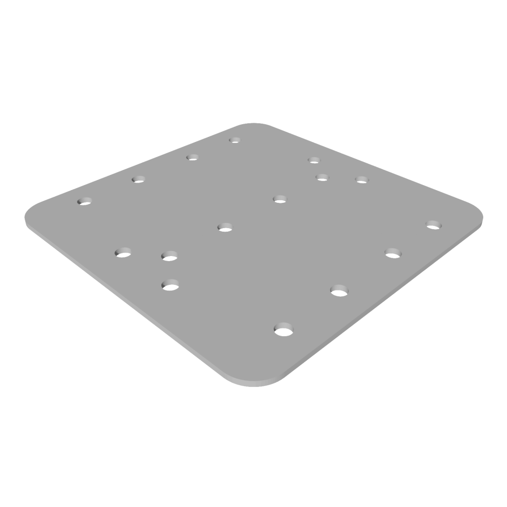 ПЛАСТИНА СОЕДИНИТЕЛЬНАЯ КМП-ПЛ-1 СЕРАЯ ДЛЯ МОДУЛЬНОЙ СИСТЕМЫ КМП 1