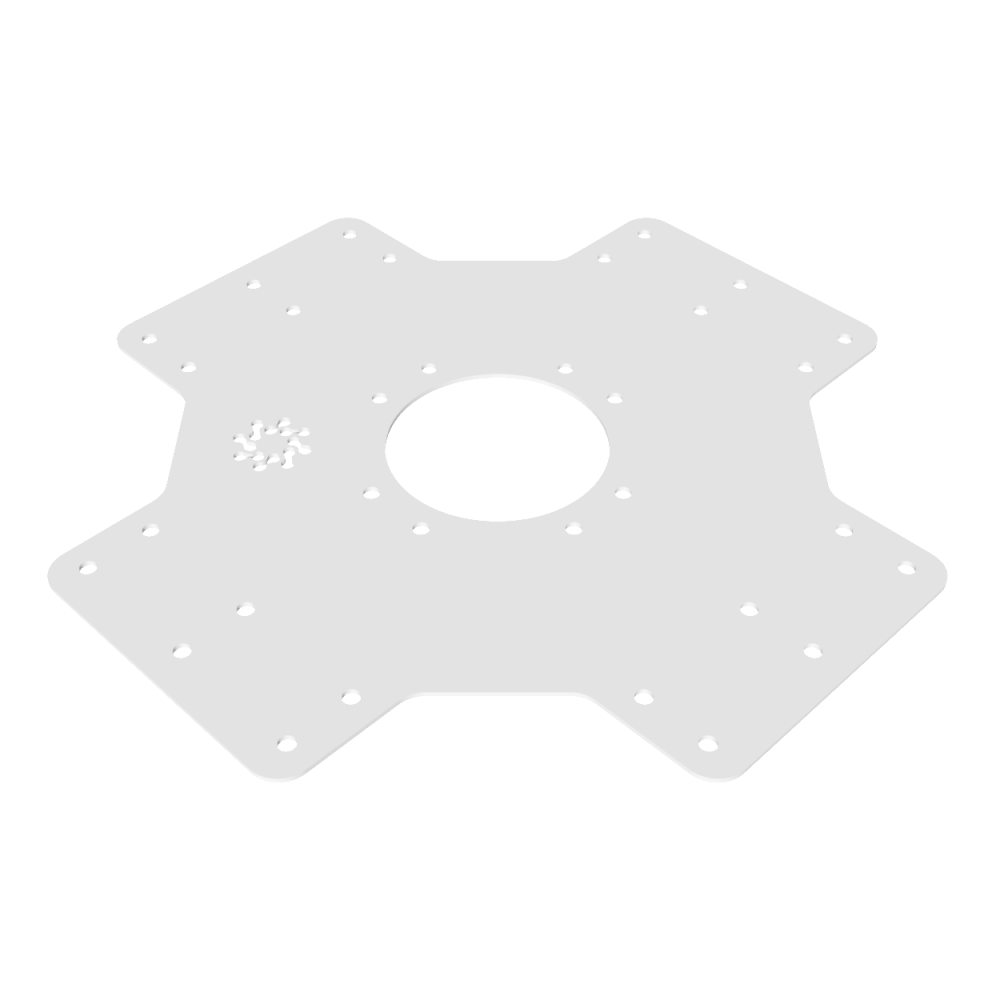 ПЛАСТИНА СОЕДИНИТЕЛЬНАЯ КМП-ПЛ-2 БЕЛАЯ ДЛЯ МОДУЛЬНОЙ СИСТЕМЫ КМП 1