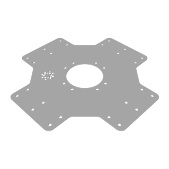 ПЛАСТИНА СОЕДИНИТЕЛЬНАЯ КМП-ПЛ-2 СЕРАЯ ДЛЯ МОДУЛЬНОЙ СИСТЕМЫ КМП 1