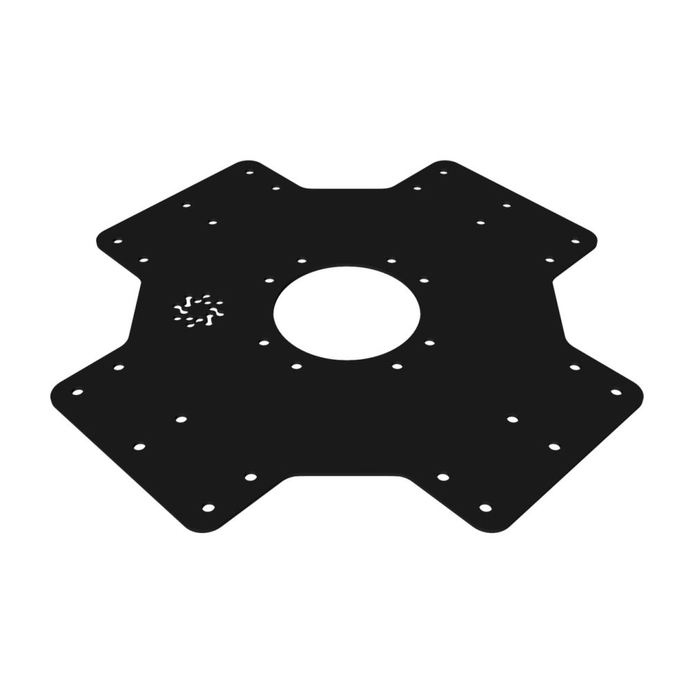 ПЛАСТИНА СОЕДИНИТЕЛЬНАЯ КМП-ПЛ-2 ЧЁРНАЯ ДЛЯ МОДУЛЬНОЙ СИСТЕМЫ КМП 1