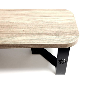 КРОНШТЕЙН ДЛЯ НАСТОЛЬНОЙ ПОЛКИ МИР ЛОФТ ЧЁРНЫЙ 4