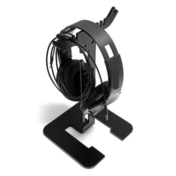 ДЕРЖАТЕЛЬ ДЛЯ НАУШНИКОВ HPС-2 ЛОСЬ ЧЁРНЫЙ НАСТОЛЬНЫЙ 4