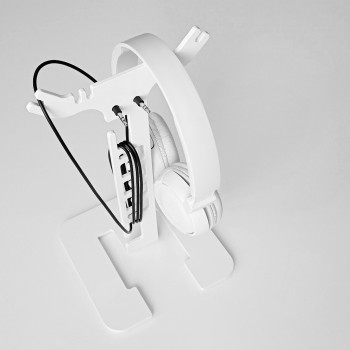 ДЕРЖАТЕЛЬ ДЛЯ НАУШНИКОВ HPС-2 ЛОСЬ БЕЛЫЙ 2