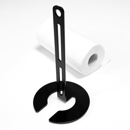КРОНШТЕЙН-ПОДСТАВКА ДЕРЖАТЕЛЬ ДЛЯ БУМАЖНЫХ ПОЛОТЕНЕЦ ЛОФТ ЧЁРНЫЙ 1